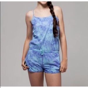 Girls lululemon IVIVVA blue purple one piece romper girls size 8